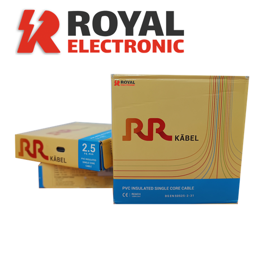 RR Cable 2.5mm² Black