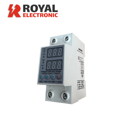 Suntree Over Under Voltage Protector 4 Pole 3L+N 380V 63A